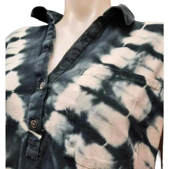 Rock &  Republic Tie Dye Polo Mini Dress Tunic Size Large - Picture 9 of 10